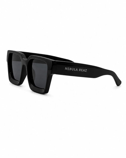 Black Future | Gafas de sol Future negras, vista lateral