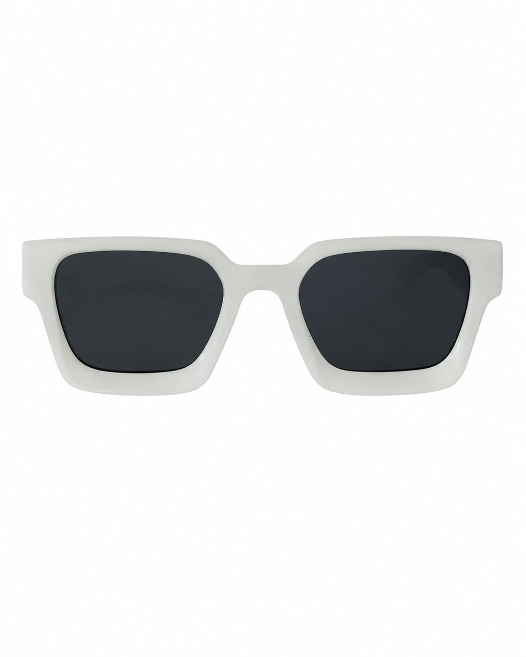 White Chicken | Gafas de sol Future blancas, vista frontal