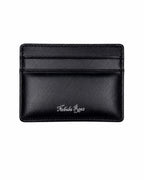 Negro | Cartera Kanagawa negra, vista de tarjeteros