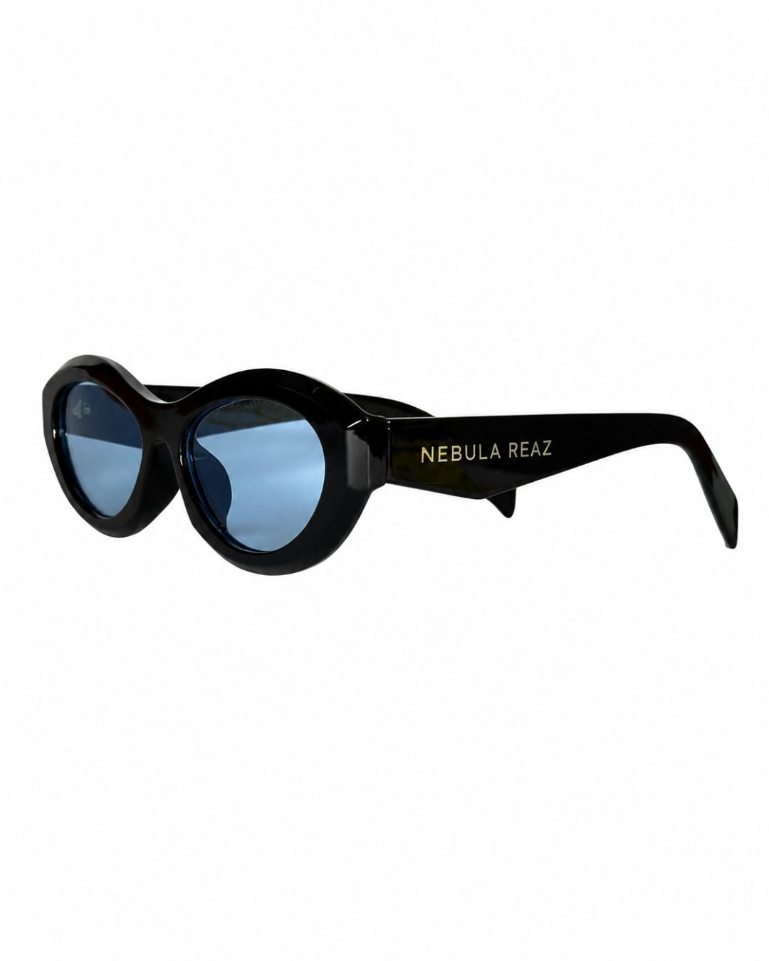 Marine | Gafas de sol Valentine azules, vista lateral