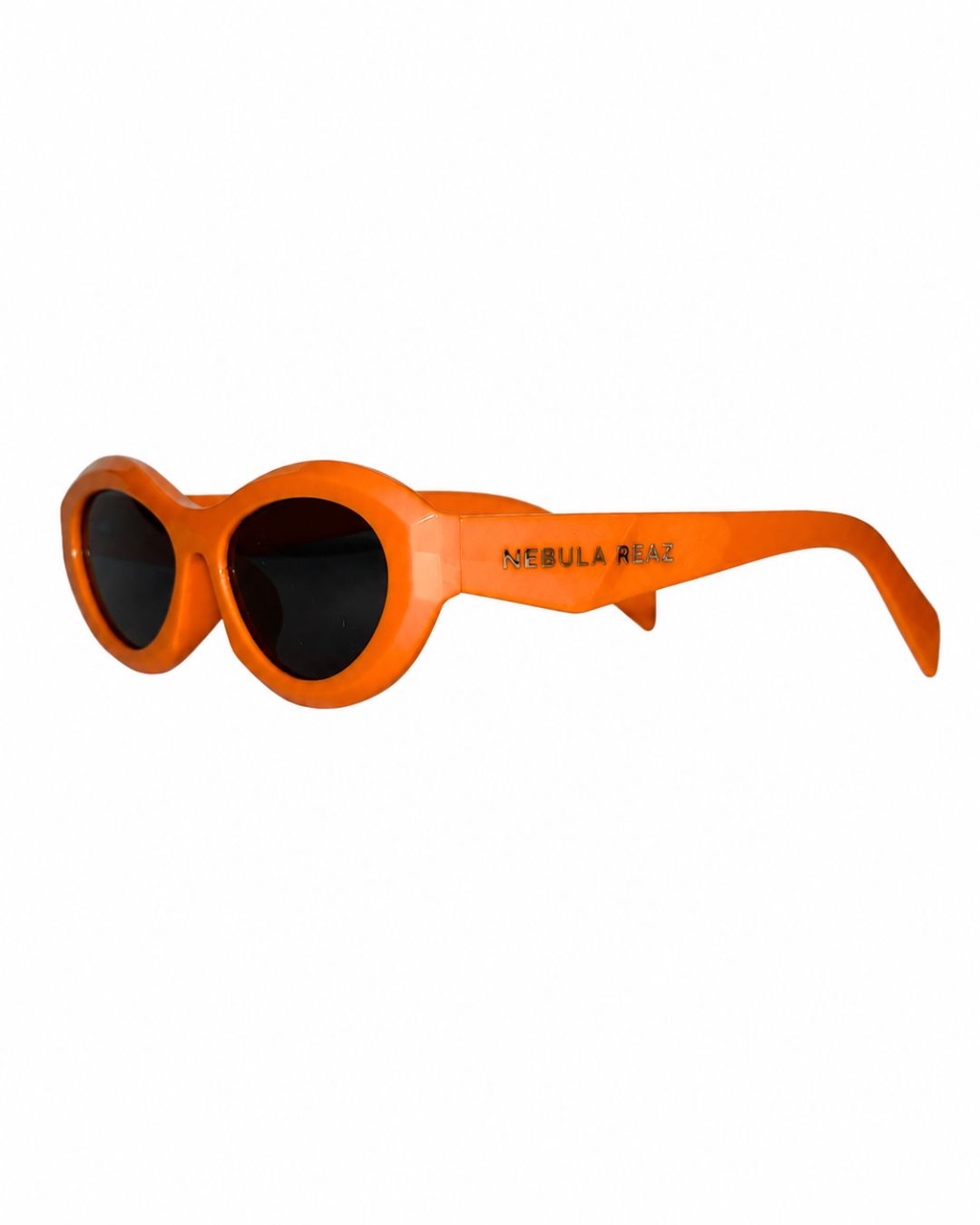 Gafas de sol Valentine naranjas, vista lateral