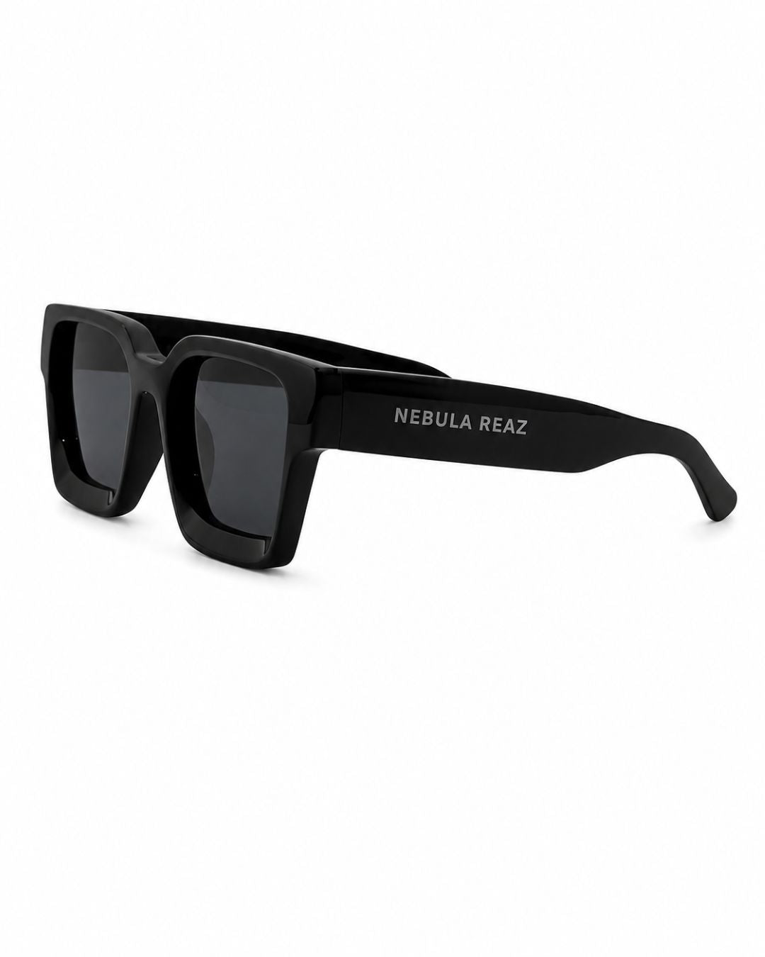 Black Future | Gafas de sol Future negras, vista lateral