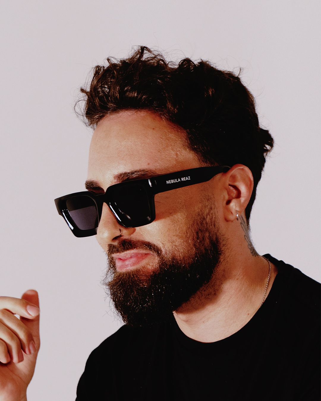 Gafas de sol Future negras en modelo