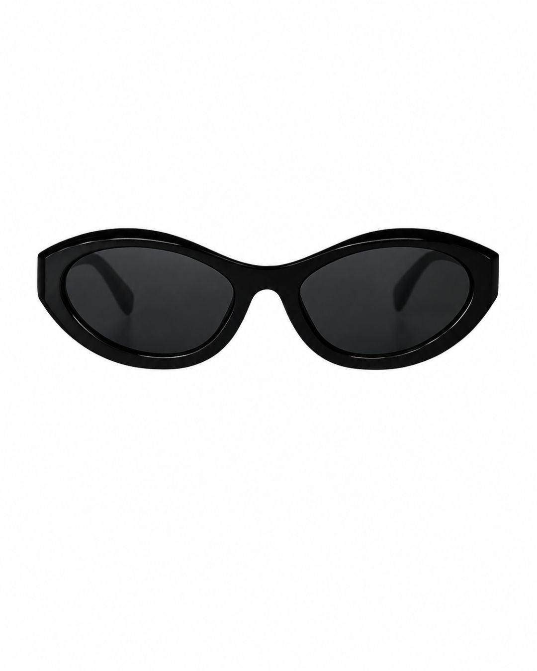 Blackie | Gafas de sol Valentine negras, vista frontal